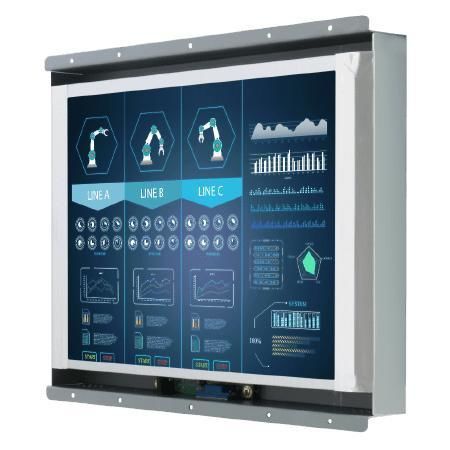 Monitor LCD - R12L600-OFM2TR - Winmate, Inc. - con touch screen resistivo / con touchs creen capacitivo PCAP / industriale