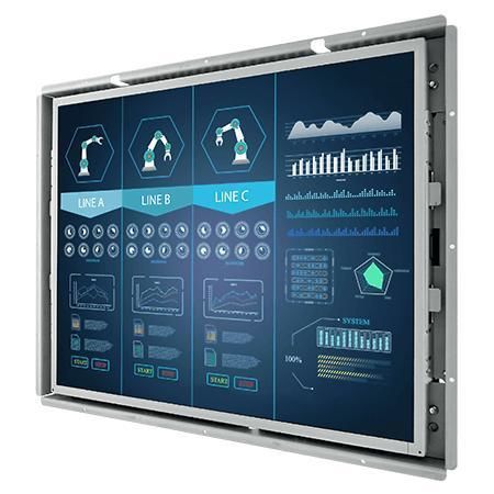 Monitor LCD - R19L300-OFM2TR - Winmate, Inc. - con touch screen resistivo / per macchina industrialie / per interfaccia HMI