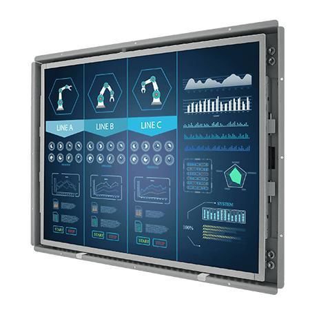 Monitor con touch screen resistivo - R19L300-OFA1 - Winmate, Inc. - per macchina industrialie / per interfaccia HMI / 19"
