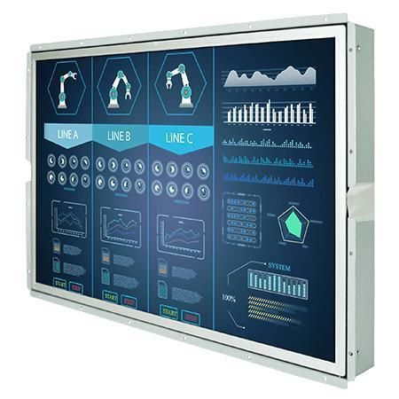 Monitor LCD - W24L100-OFA2HB - Winmate, Inc. - con touch screen resistivo / di visualizzazione / per digital signage player