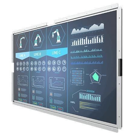 Monitor LCD - W43L300-OFA1 - Winmate, Inc. - touch screen / per macchina industrialie / per interfaccia HMI