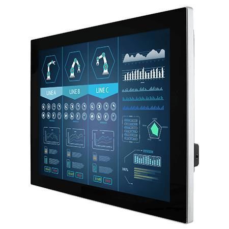 Monitor con touch screen multitouch - R15L600-PCC3(HB) - Winmate, Inc. - con touchs creen capacitivo PCAP / industriale / per macchina industrialie