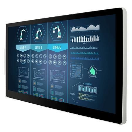 Monitor con touch screen multitouch - W15L100-PTA3 - Winmate, Inc. - a tecnologia capacitiva proiettata / ad uso industriale / di visualizzazione