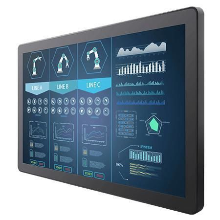 Monitor con touch screen multitouch - W22L100-GCA3 - Winmate, Inc. - con touchs creen capacitivo PCAP / di visualizzazione / per cantiere di costruzione