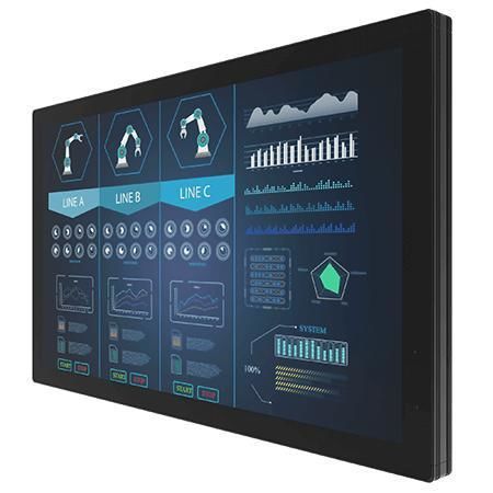 Monitor con touch screen multitouch - W43L100-PCA3 - Winmate, Inc. - con touchs creen capacitivo PCAP / industriale / per digital signage player