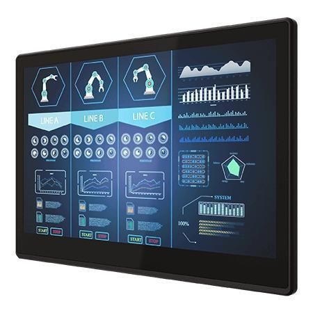Monitor LCD - W14L100-EHA1 - Winmate, Inc. - con touch screen multitouch / a tecnologia capacitiva proiettata / industriale