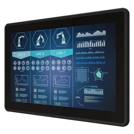 Monitor LCD - W15L100-EHA4 - Winmate, Inc. - con touch screen multitouch / con retroilluminazione a LED / con touchs creen capacitivo PCAP