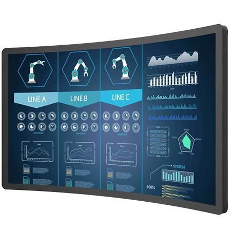 Monitor con touch screen multitouch - W50L100-POCV - Winmate, Inc. - a tecnologia capacitiva proiettata / 50" / 3840 x 2160