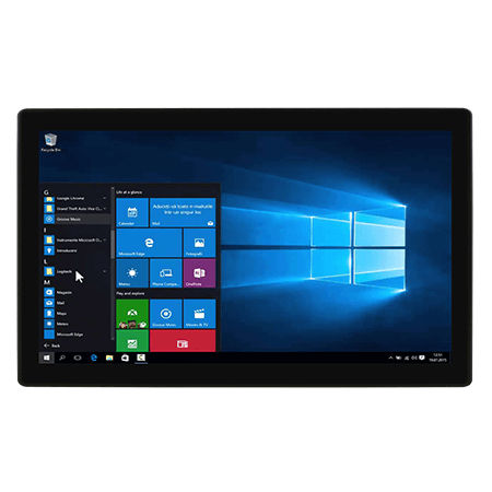 Panel PC con touchs creen capacitivo PCAP - W24ITWS-MHA2 - Winmate, Inc. - touch screen / con touch screen multitouch / 24"