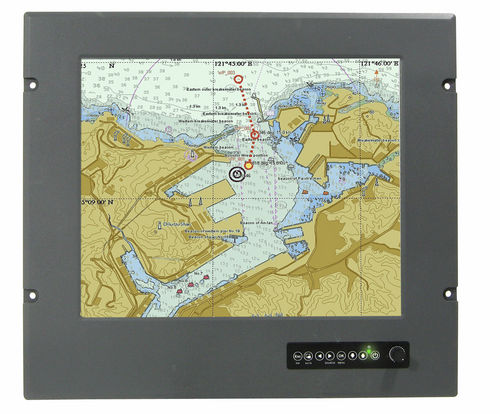 Display per applicazioni marine - R17L500-MRM1 - Winmate, Inc. - con touch screen resistivo / 1280 x 1024 / 17"