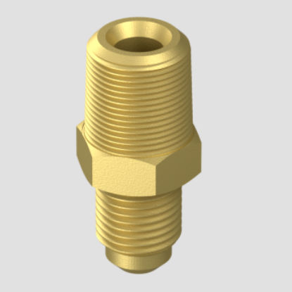 Raccordo per aria compressa - 20x-xxxx series - Henry Technologies - filettato / in ottone / maschio-maschio