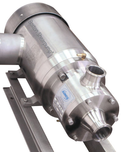 Miscelatore a rotore-statore - Boston Shearpump® - Admix - orizzontale / su linea / per polvere