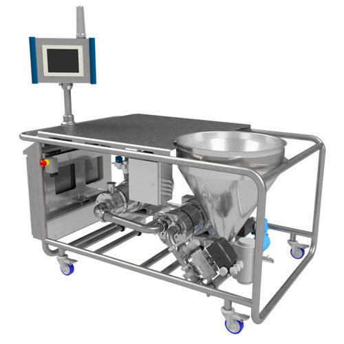 Sistema di dispersione a rotore-statore - Fastfeed® PLC - Admix - batch / sottovuoto / per polvere