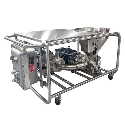 Sistema di dispersione a rotore-statore - Fastfeed® CX - Admix - batch / sottovuoto / per polvere