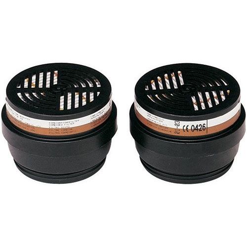 Filtro a gas - 200 A1-P3R D - EKASTU Safety - a cartuccia / per maschera respiratoria