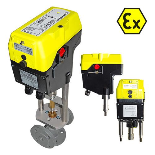 Attuatore per valvola elettrico - ExRun, RedRun, InRun - Rotork Schischek - lineare / compatto / in alluminio