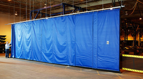 Tenda in PVC - SCH - Rite-Hite - in tessuto / scorrevole / acustica