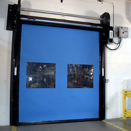 Serranda a motore - FasTrax® - Rite-Hite - ad avvolgimento / ad uso industriale / automatica