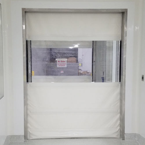 Serranda per interno - ISO-Clean® Roll-Up - Rite-Hite - con motore elettrico / in acciaio inossidabile / automatica