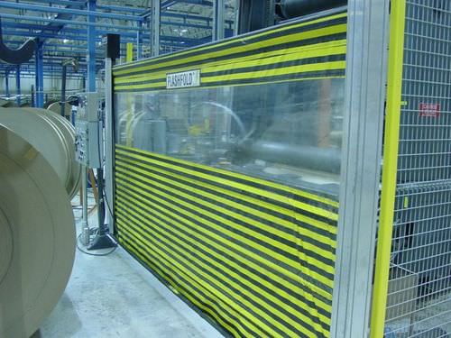 Protezione per macchina per macchina industrialie - FlashFold™ - Rite-Hite - verticale