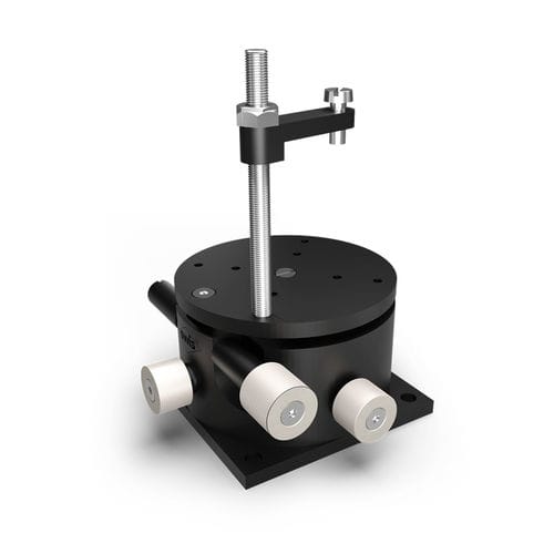 Piastra di posizionamento per prisma - PR 60-D60-BP - OWIS GmbH - di inclinazione / manuale / 3 assi