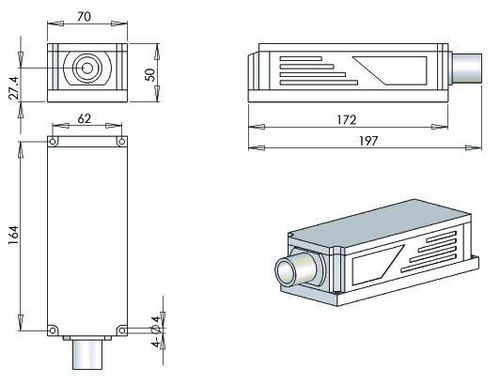 Modulo laser CW - MSL-FN-532 - Changchun New Industries Optoelectronics Tech.Co., - a stato solido / verde / a semiconduttore
