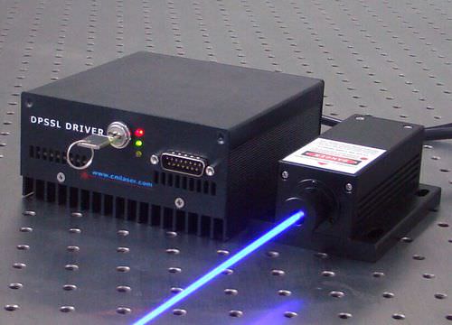 Laser ad onda continua - MDL-III-445 - Changchun New Industries Optoelectronics Tech.Co., - a stato solido / blu / compatto