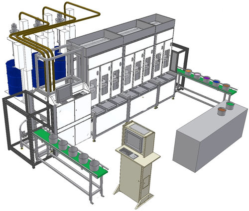 Distributore per inchiostro ad alta viscosità - max. 100 kg | PO20 - Vale Tech - automatico