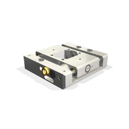 Piastra di posizionamento lineare - MS38  - mechOnics ag - piezoelettrica / in miniatura / vuoto-compatibile