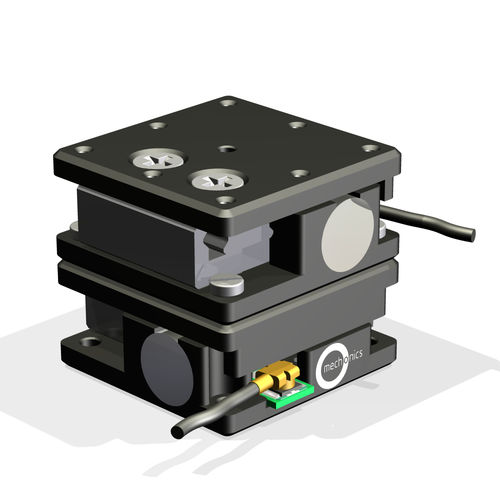 Piastra di posizionamento XY - MS15 - mechOnics ag - di traslazione / piezoelettrica / 2 assi