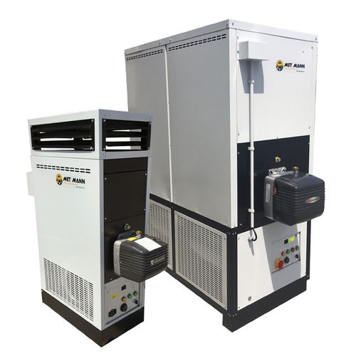 Generatore di aria calda a gas - MM series - MET MANN - stazionario / a gasolio / verticale