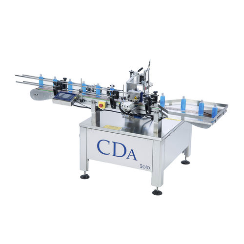 Etichettatrice automatica - Solo - CDA - per prodotti chimici / per bottiglie / per applicazione laterale