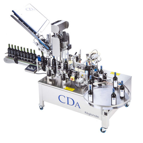 Etichettatrice automatica - Regionale - CDA - per bottiglie / per applicazione laterale / per l'industria vinicola