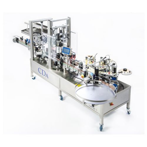 Etichettatrice automatica - Lystop S - CDA - per bottiglie / per applicazione laterale / per l'industria vinicola