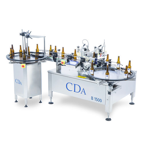 Etichettatrice automatica - B 1500 - CDA - per bottiglie / per applicazione laterale / per l'industria delle bevande