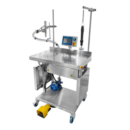 Riempitrice semiautomatica - K-Net - CDA - per bottiglie / per barattoli e vasetti / per crema cosmetica