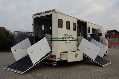 Camion da trasporto - BIG EQUIPE S series - Böckmann - per cavalli / a 2 assi