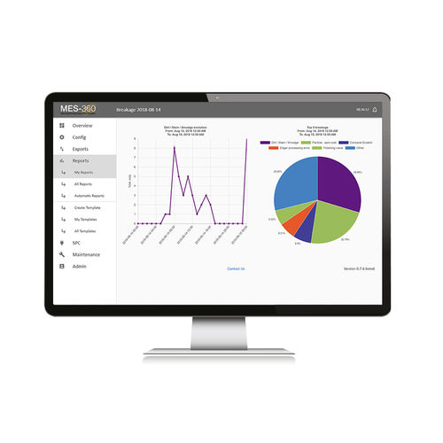 Software di supervisione - MES-360 PO - Satisloh - di comando di processo / Manufacturing Execution System / di processo