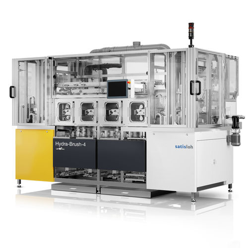 Sistema di pulizia a spazzzola - Hydra-Brush-4 - Satisloh - automatico / manuale / ottico