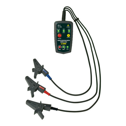 Indicatore di tensione - 6610  - AEMC Instruments - di sequenza di fase / LED / portatile