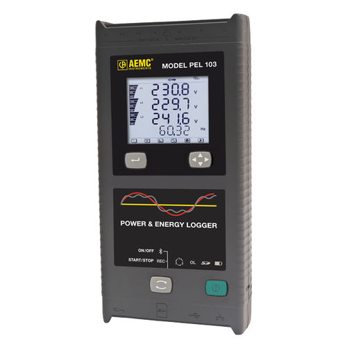 Registratore di dati di potenza - PEL 103 - AEMC Instruments - di energia / USB / bluetooth