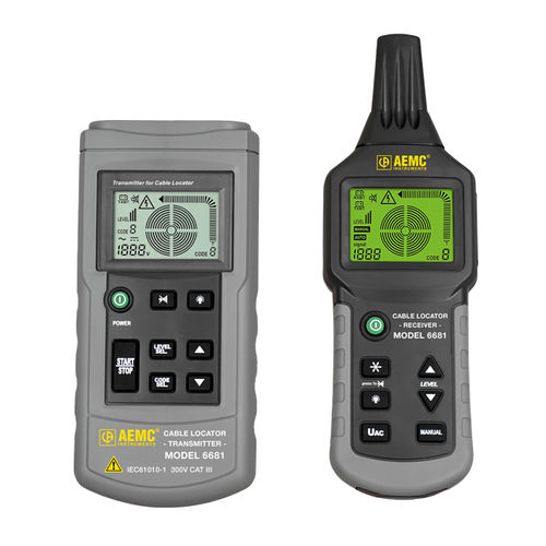 Rilevatore di difetti per cavi - 6681 - AEMC Instruments - portatile / digitale