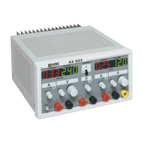 Alimentatore elettrico da tavolo - AX503 - AEMC Instruments - DC/DC / a tripla uscita / regolabile