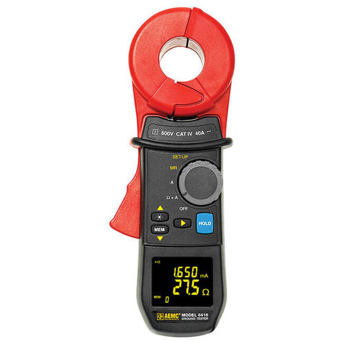 Tester di continuità - 6416 - AEMC Instruments - di impedenza / di resistenza di messa a terra / di massa