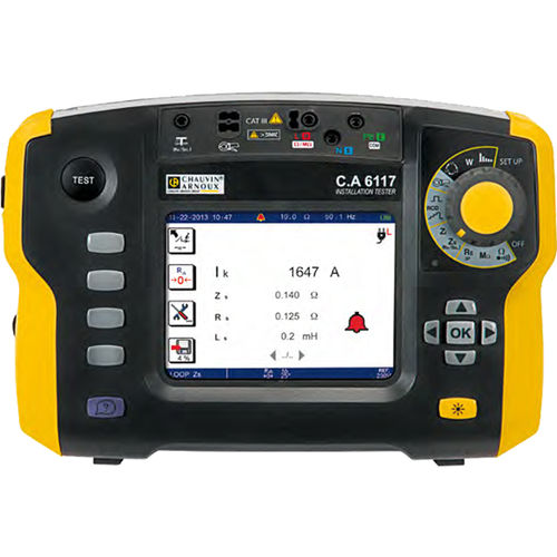Tester di tensione - C.A 6117 - AEMC Instruments - di isolamento / di continuità / di massa