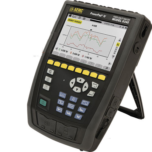 Analizzatore di qualità di energia - 8345 - AEMC Instruments - di segnale / per reti elettriche trifase / di potenza