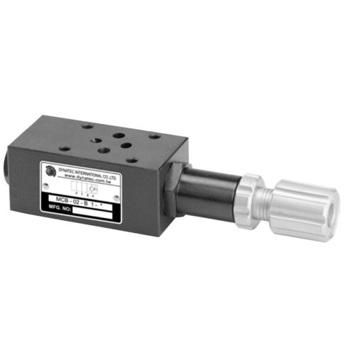Valvola limitatrice di pressione idraulica - M series - Dynatec International Co., Ltd. - modulare / di contropressione