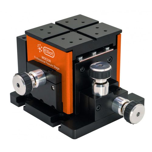 Piastra di posizionamento XYZ - MDE120 - Elliot Scientific - verticale / manuale / piezoelettrica