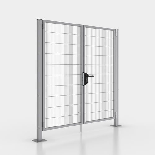 Porta battente - DFT - HANS GEORG BRÜHL - in acciaio / per interno / di sicurezza