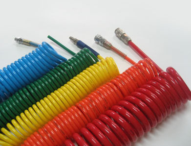Tubo flessibile per aria compressa - HUR - Hui Bao Enterprise - in poliuretano / per trasporto pneumatico / a spirale